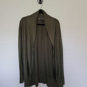 A.N.A. Olive Green Knit Cardigan